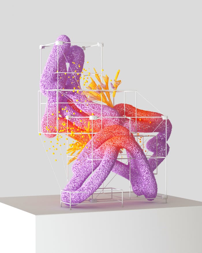 why-choose-us Colorful abstract 3D rendering showcasing AI and organic growth.